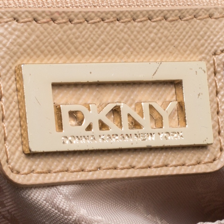 Pre Owned DKNY Purple  Leather Satchel
