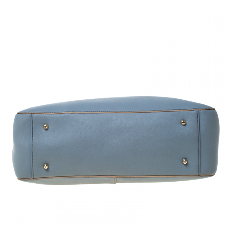 Pre Owned DKNY Ash Grey Leather Bryant Park Tote