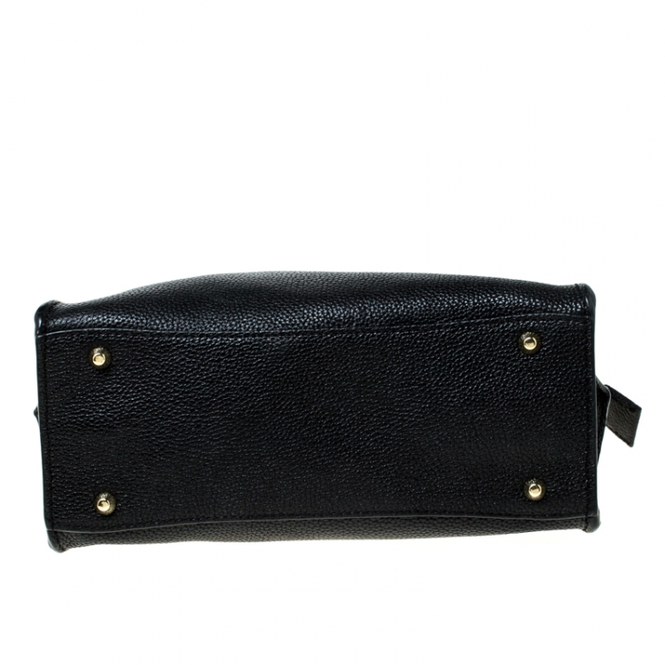 مملوكة مسبقًا DKNY Black Leather Mini Chelsea Crossbody Bag 