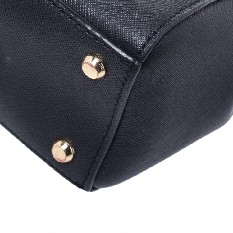 dkny black leather bag