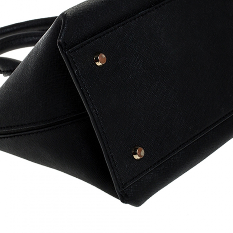 Pre Owned DKNY Black Saffiano Leather Small Dona Karan Tote