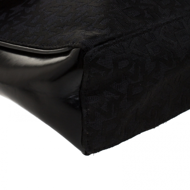 Pre Owned Dkny Black Leather Flap Shoulder Bag