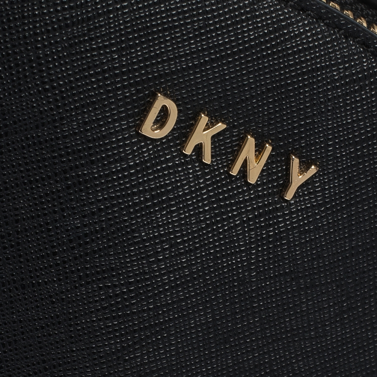 Pre Owned Dkny Black Leather Mini Bryant Backpack 