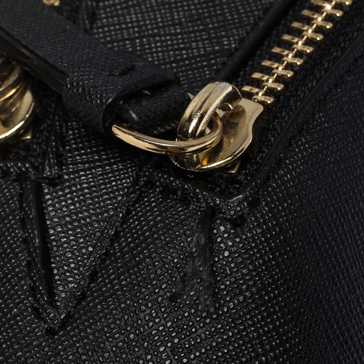 Pre Owned Dkny Black Leather Mini Bryant Backpack 