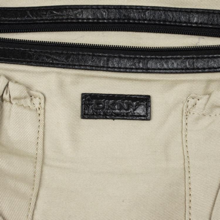 Pre Owned DKNY Gramercy Croc Leather Handbag