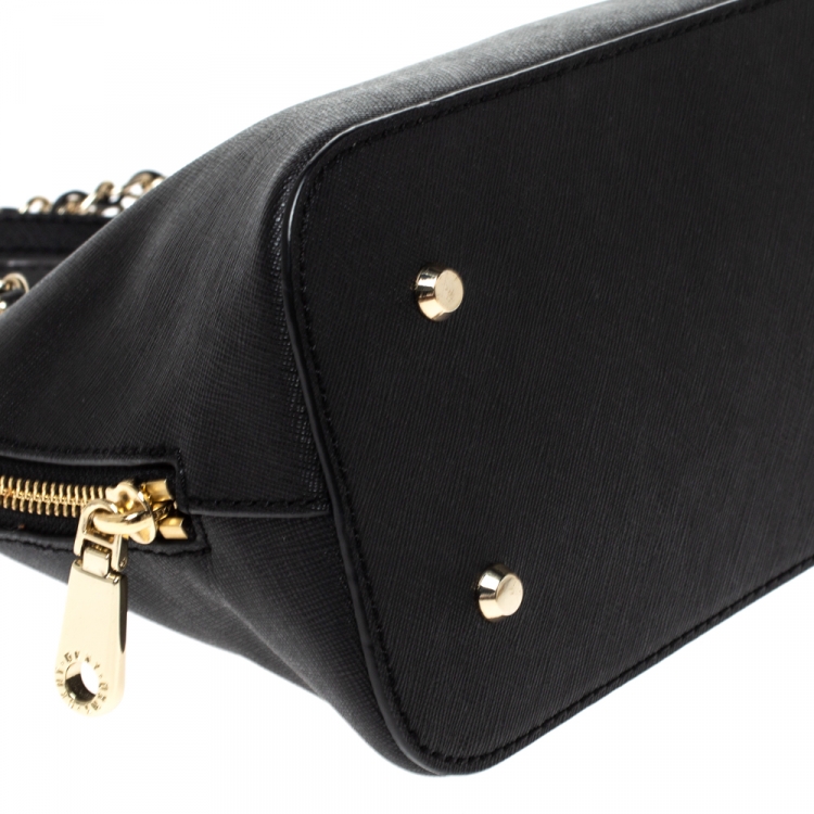 Pre Owned Dkny Black Leather Camille Shoulder Bag