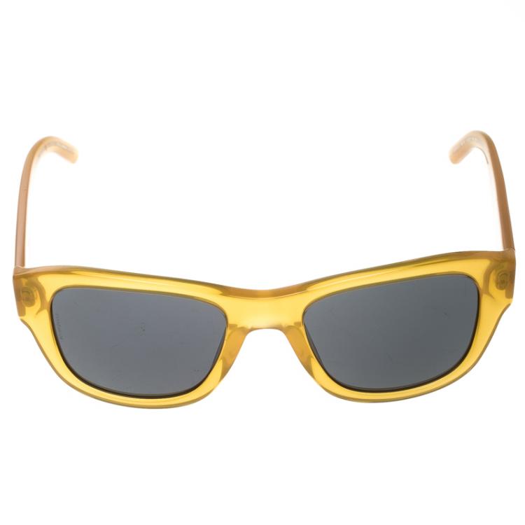 Pre Owned Dolce and Gabbana Black/Honey  DG4177 Domenico Sunglasses