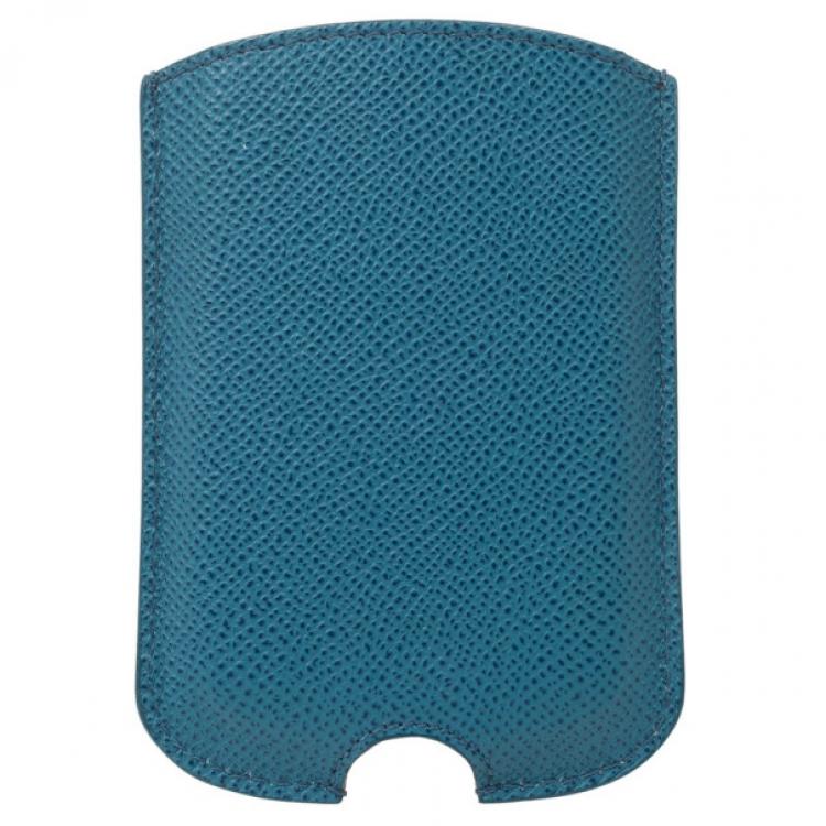 Pre Owned Dolce and Gabbana Blue Dauphine Leather Blackberry Cover