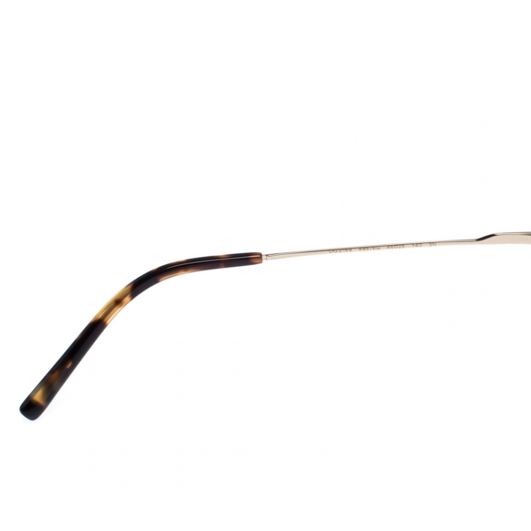 مملوكة مسبقًا Dolce and Gabbana Gold/Grey DG2169 Mirror Sunglasses