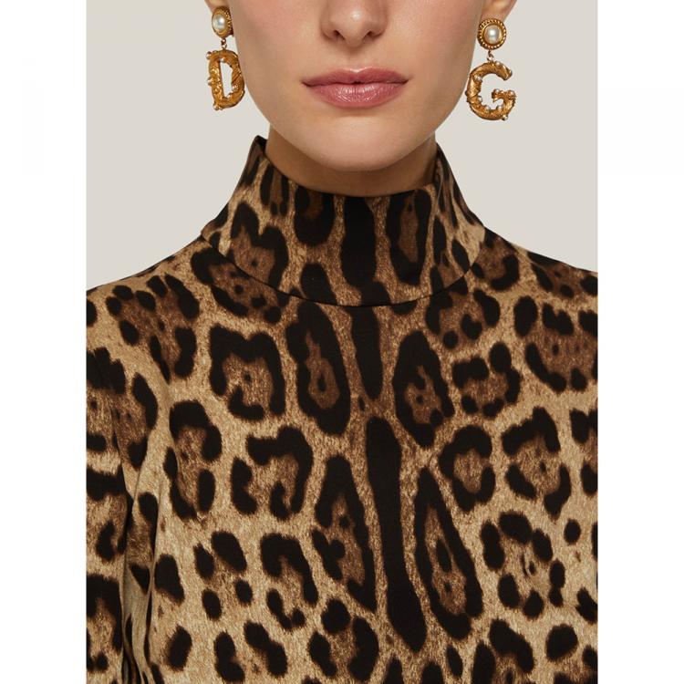 Pre Owned Dolce & Gabbana Gold Gold-Tone Faux Pearl Clip Earrings