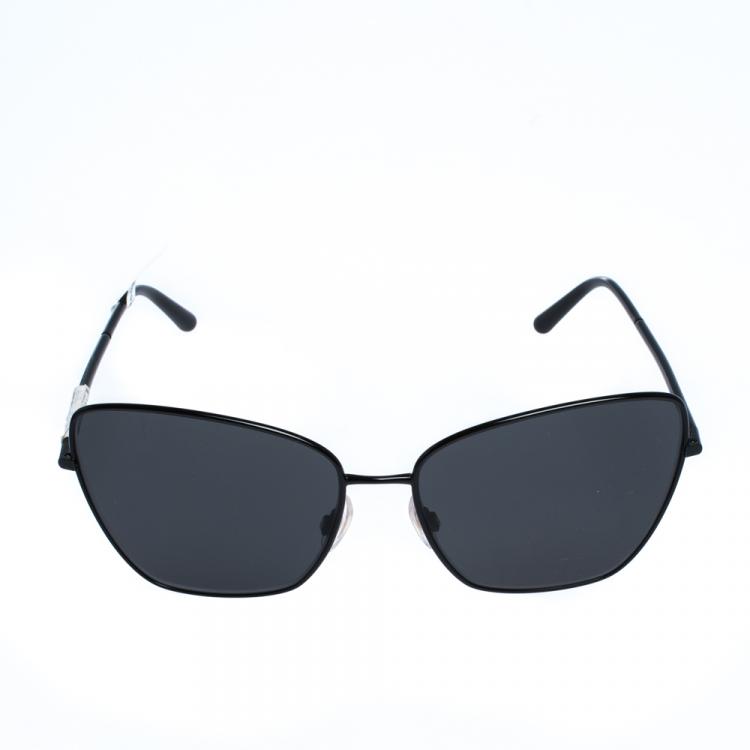 Pre Owned Dolce & Gabbana Black/Grey DG2208 Sunglasses