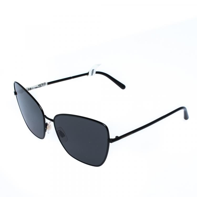 Pre Owned Dolce & Gabbana Black/Grey DG2208 Sunglasses