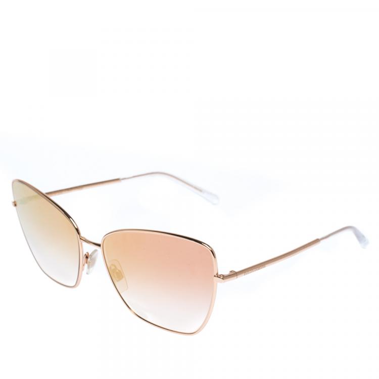 Pre Owned Dolce & Gabbana Pink Gradient/Pink Gold DG2208 Sunglasses