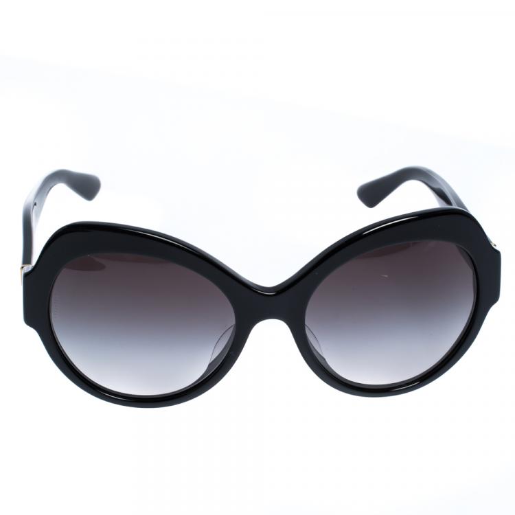 Pre Owned Dolce & Gabbana Grey Gradient/Black DG4320-F Sunglasses