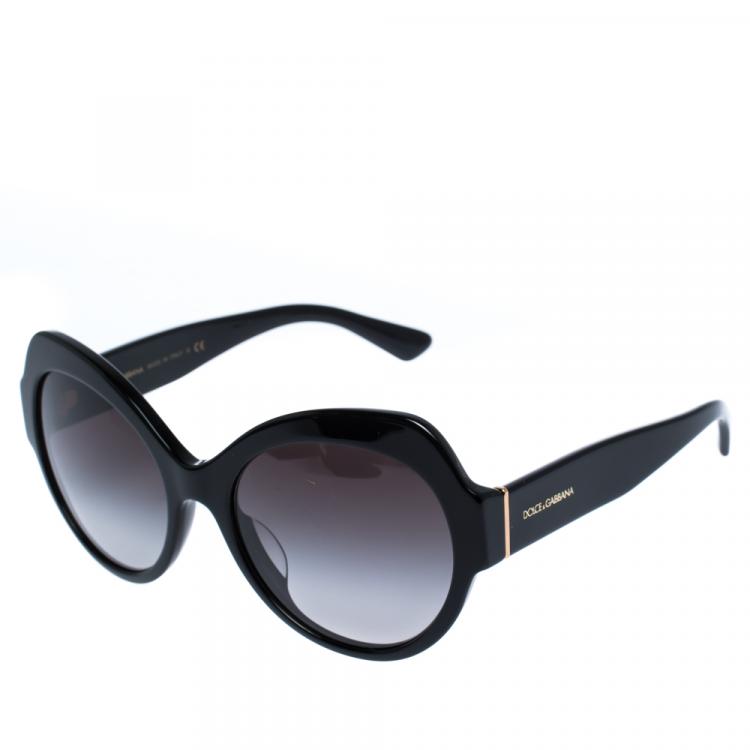 Pre Owned Dolce & Gabbana Grey Gradient/Black DG4320-F Sunglasses