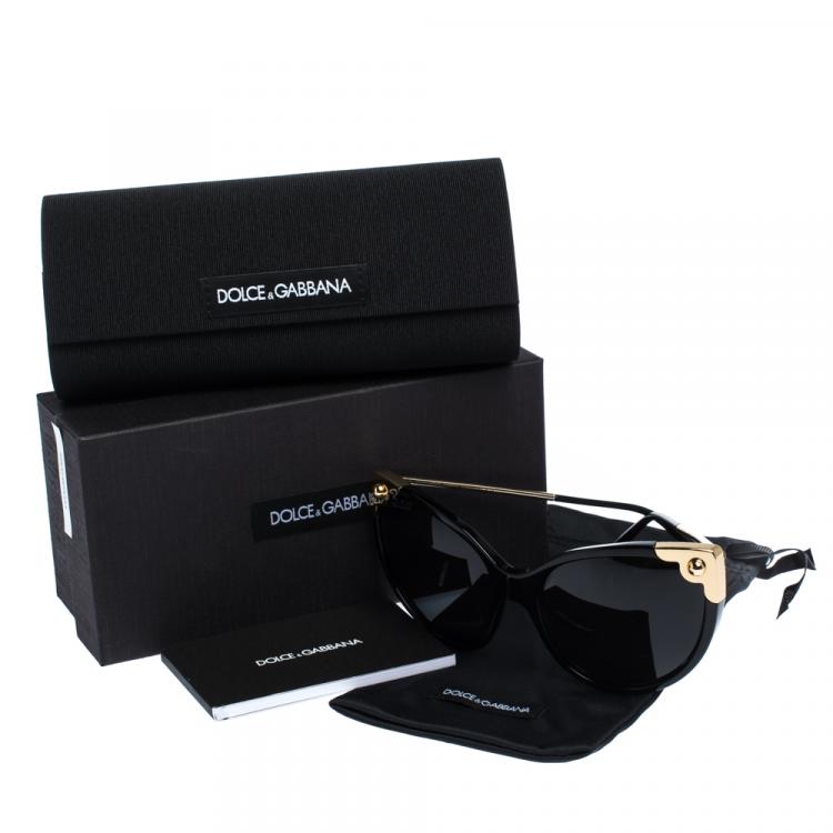 Pre Owned Dolce & Gabbana Grey/Black DG4337 Sunglasses
