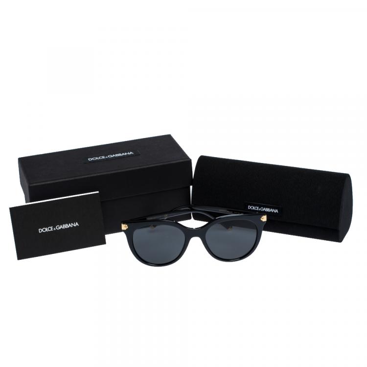 Pre Owned Dolce & Gabbana Grey/Black DG6117 Sunglasses