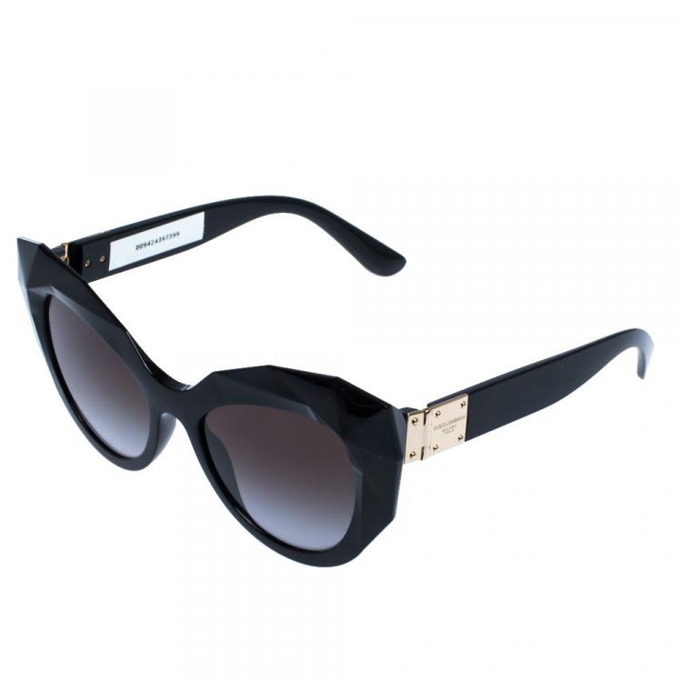 مملوكة مسبقًا Dolce & Gabbana Grey Gradient/Black DG6122 Sunglasses