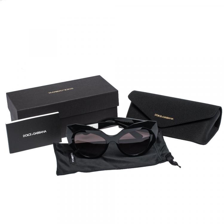 مملوكة مسبقًا Dolce & Gabbana Grey Gradient/Black DG6122 Sunglasses