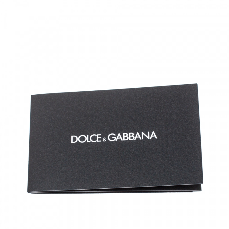 Pre Owned Dolce & Gabbana Red/Blue Leather Shoulder Bag Strap