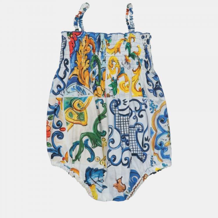 Pre Owned Dolce & Gabbana Cotton Baby jumpsuit 6
