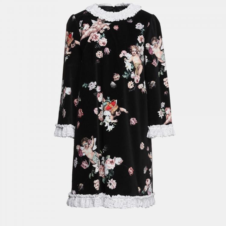 Pre Owned Dolce & Gabbana Cotton Mini dresses 38