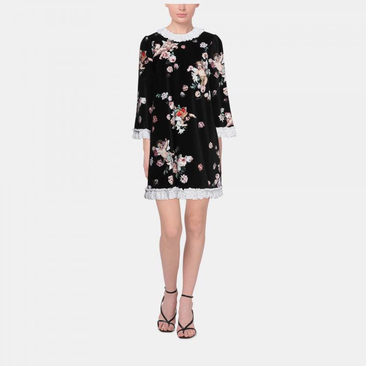 Pre Owned Dolce & Gabbana Cotton Mini dresses 38