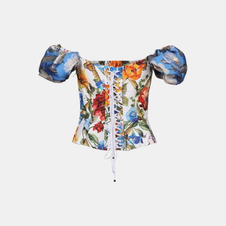 Pre Owned Dolce & Gabbana Cotton Top 36