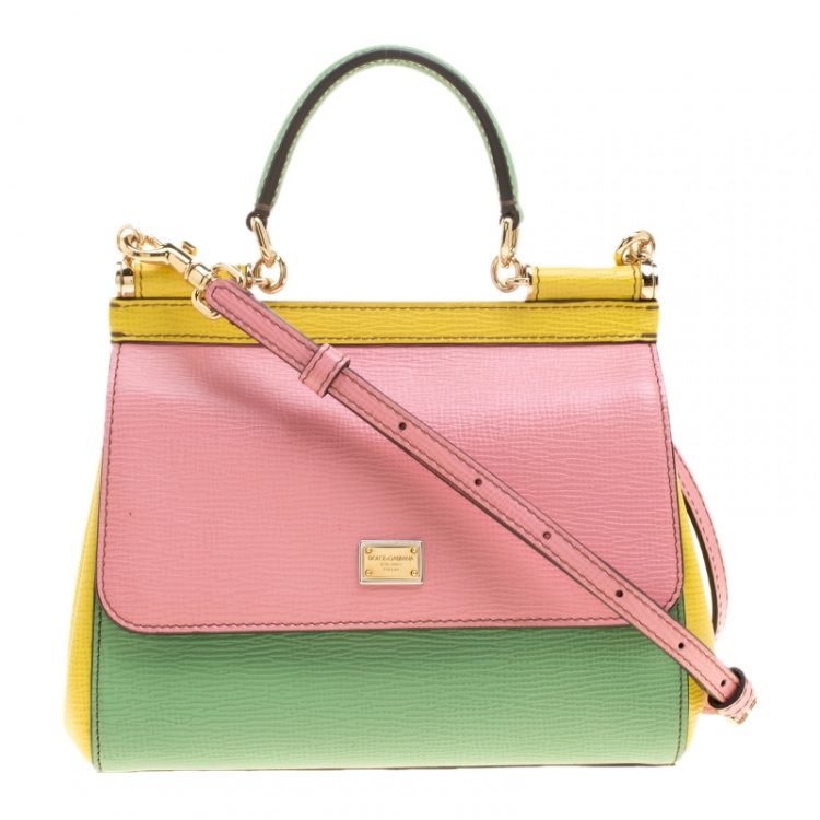 Dolce and Gabbana Multicolor Leather Small Limited Edition Miss Sicily Top  Handle Bag Dolce & Gabbana | The Luxury Closet