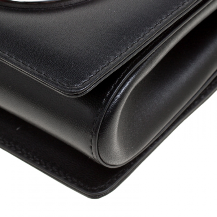 مملوكة مسبقًا Dolce and Gabbana Black Leather DG Girls Shoulder Bag