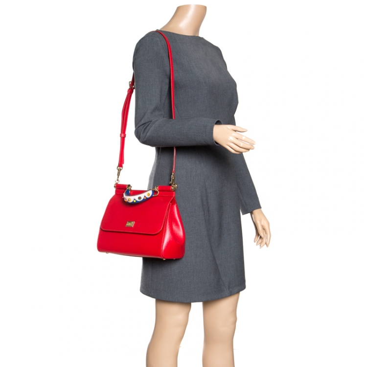 Dolce & Gabbana Women's Sicily Dauphine Leather Bag