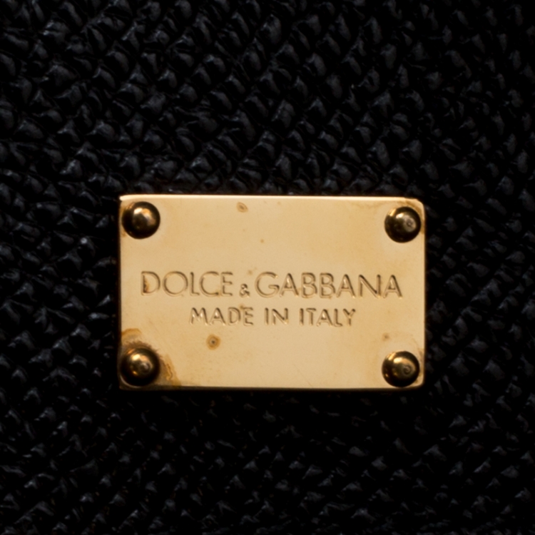 مملوكة مسبقًا Dolce and Gabbana Multicolor Floral Printed Leather Miss Sicily Top Handle Bag