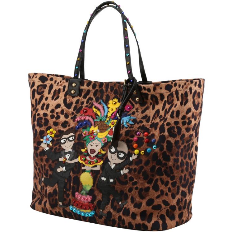 Dolce & Gabbana Designer's Patch Sicily Tote Bag