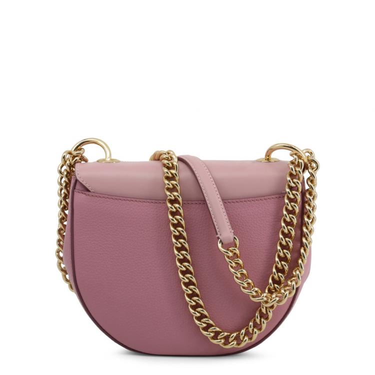Pre Owned Dolce & Gabbana Pink Leather Media Wifi Shoulder Bag