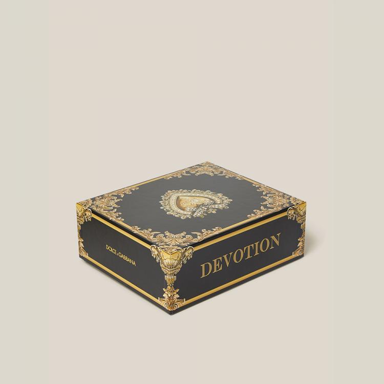 مملوكة مسبقًا Dolce & Gabbana Black Devotion Embellished Velvet Camera Bag