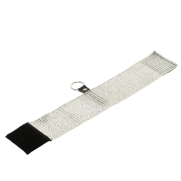 Pre Owned Dolce and Gabbana Crystal Mesh Embellished Extra Wide Choker Necklace
