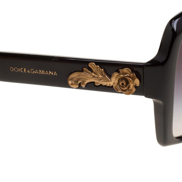Pre Owned Dolce and Gabbana DG4168 Square Sunglasses 