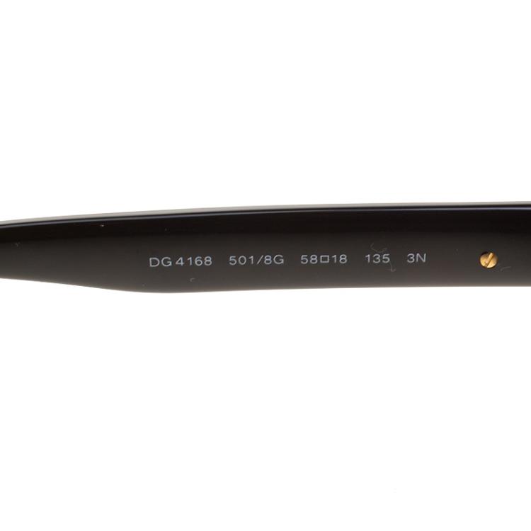 Pre Owned Dolce and Gabbana DG4168 Square Sunglasses 