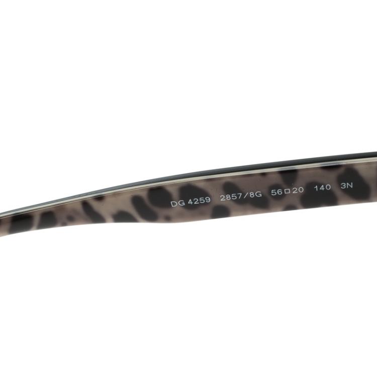 Pre Owned Dolce and Gabbana Purple Grey Gradient DG4259 Cat Eye Sunglasses