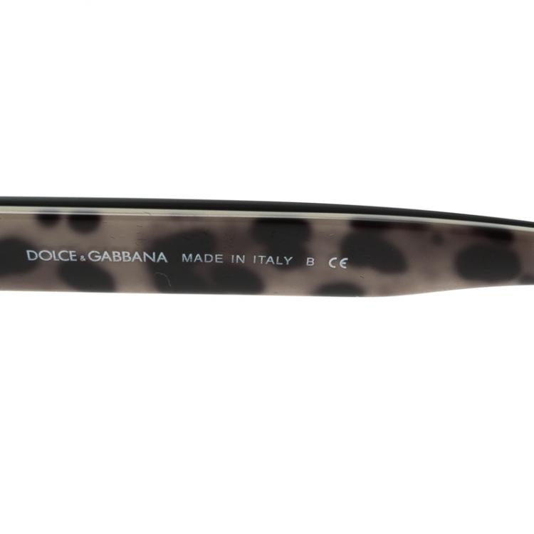Pre Owned Dolce and Gabbana Purple Grey Gradient DG4259 Cat Eye Sunglasses
