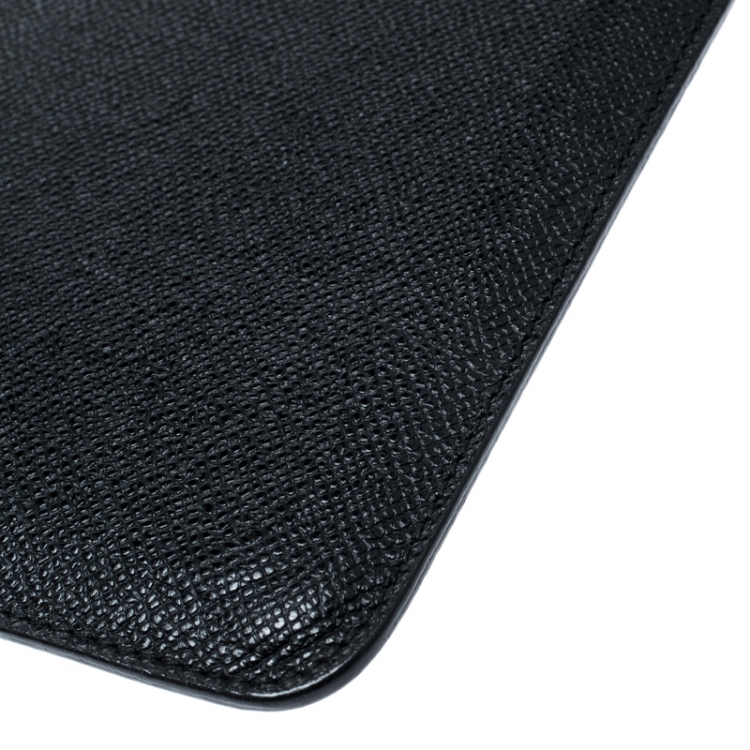 Pre Owned Dolce and Gabbana Black Leather iPad Mini Case