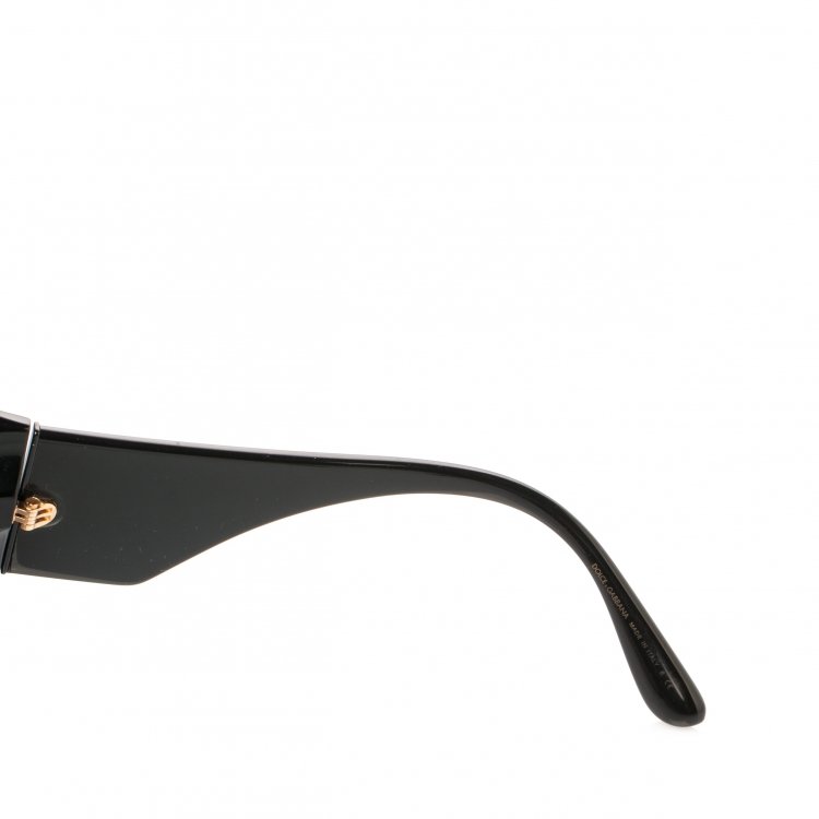 Pre Owned Dolce & Gabbana Rose Printed/ Black Gradient DG4321-F Rose Collection Cat Eye Sungalsses