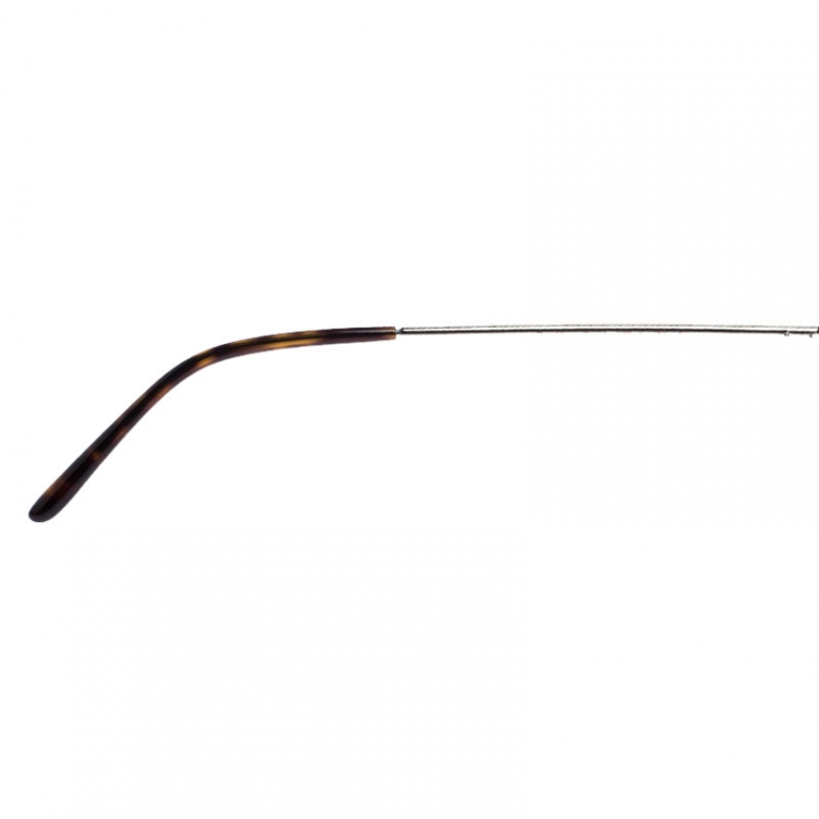Pre Owned Dolce & Gabbana Two Tone Metal/ Brown Gradient DG-2190 Aviator Sunglasses