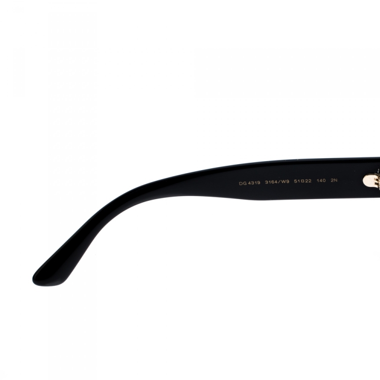 Pre Owned Dolce & Gabbana Floral Print/Pink DG4319 Cat-Eye Sunglasses