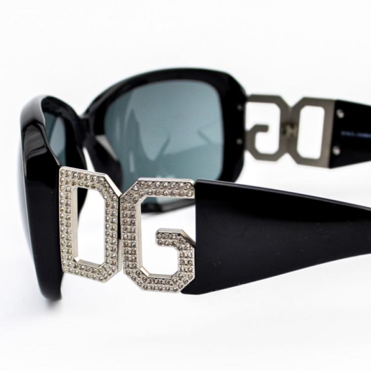 Pre Owned Dolce and Gabbana Black DG 4005B Women Sunglasses