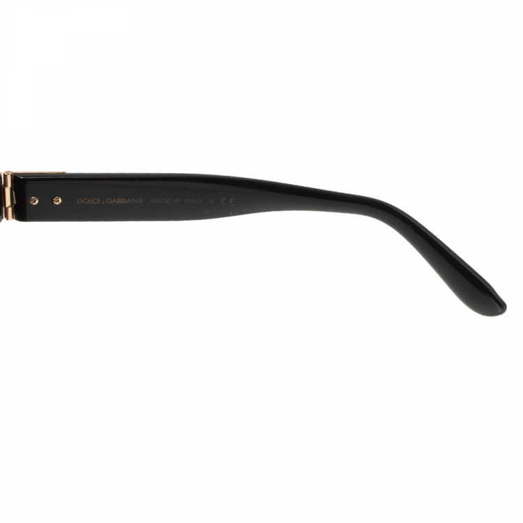 Pre Owned Dolce & Gabbana Black/ Grey Gradient DG 4309 Cat Eye Sunglasses