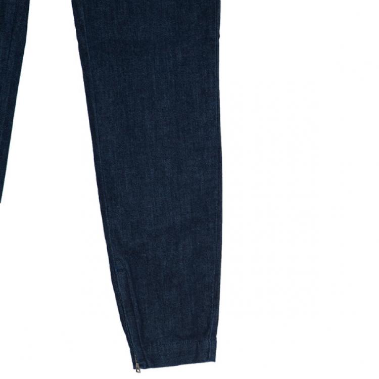 Pre Owned Dolce and Gabbana Dark Blue Denim Jeans M