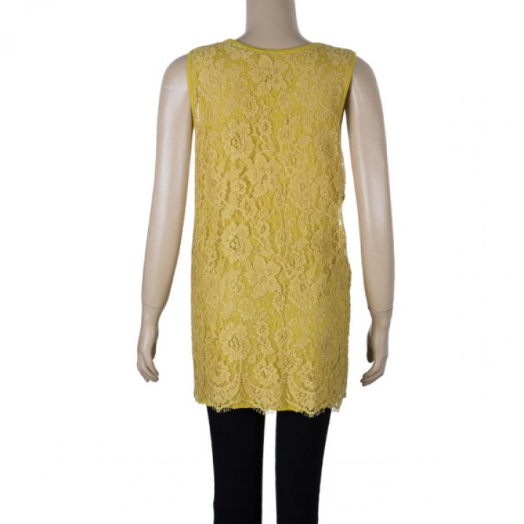 مملوكة مسبقًا Dolce and Gabbana Lace Top S