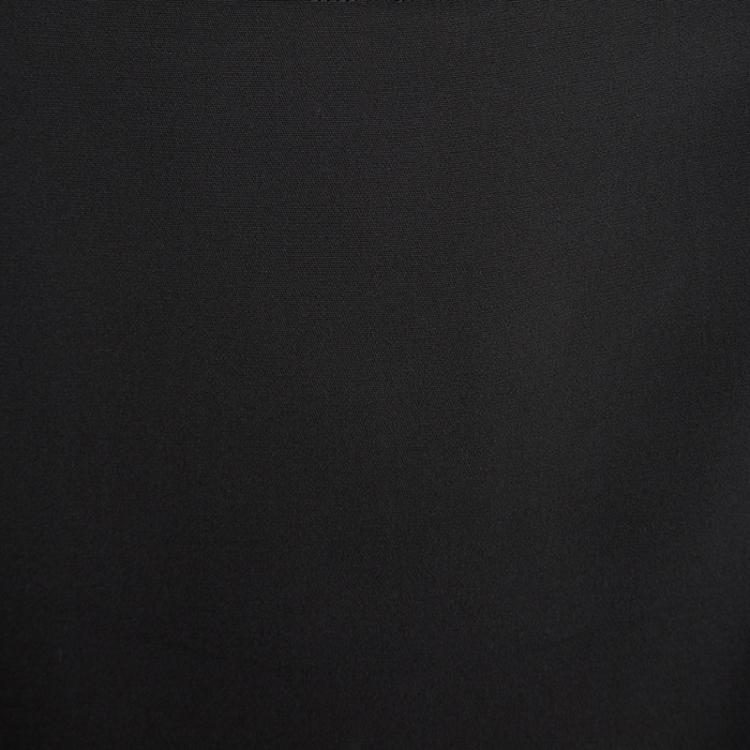 Pre Owned Dolce and Gabbana Black Double Breasted Blazer and Midi Skirt Set M