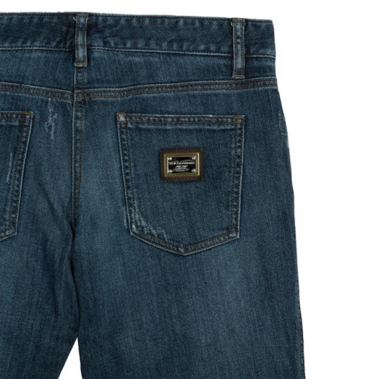 Pre Owned Dolce and Gabbana Low Rise Jeans M